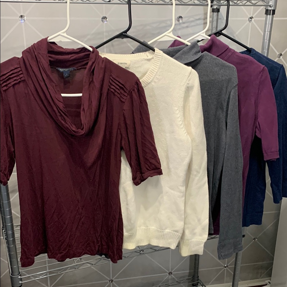 Women's Sweater Collection - Assorted Colors. Bundle of 5 medium fit - Picture 1 of 12